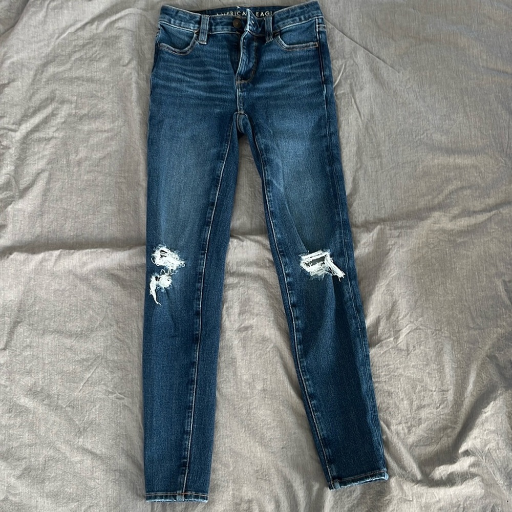 EUC AMERICAN EAGLE Jeans, 5 pairs, size 000R.